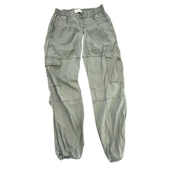 abercrombie kids Other - Abercrombie Kids Girl Olive Green High Rise Jogger Stretch Cargo Pants Size 16